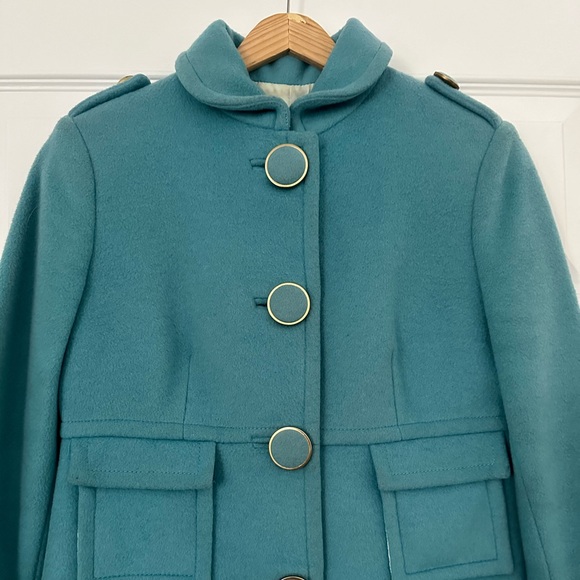 Banana Republic Vintage Teal Coat , XS - Picture 2 of 13